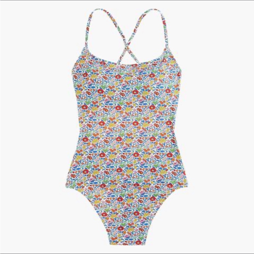 J Crew Liberty print one-piece